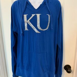 Pressbox Royal Blue Hoodie Kansas university